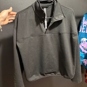 Vuori Black Button-Up Jacket